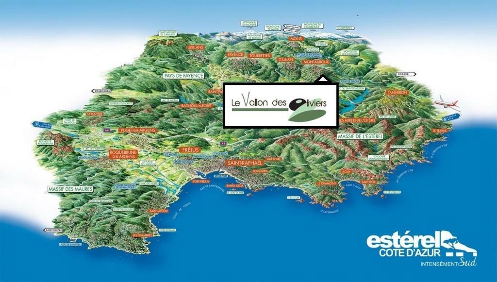 Le Vallon Des Oliviers 蒙塔劳科斯 外观 照片